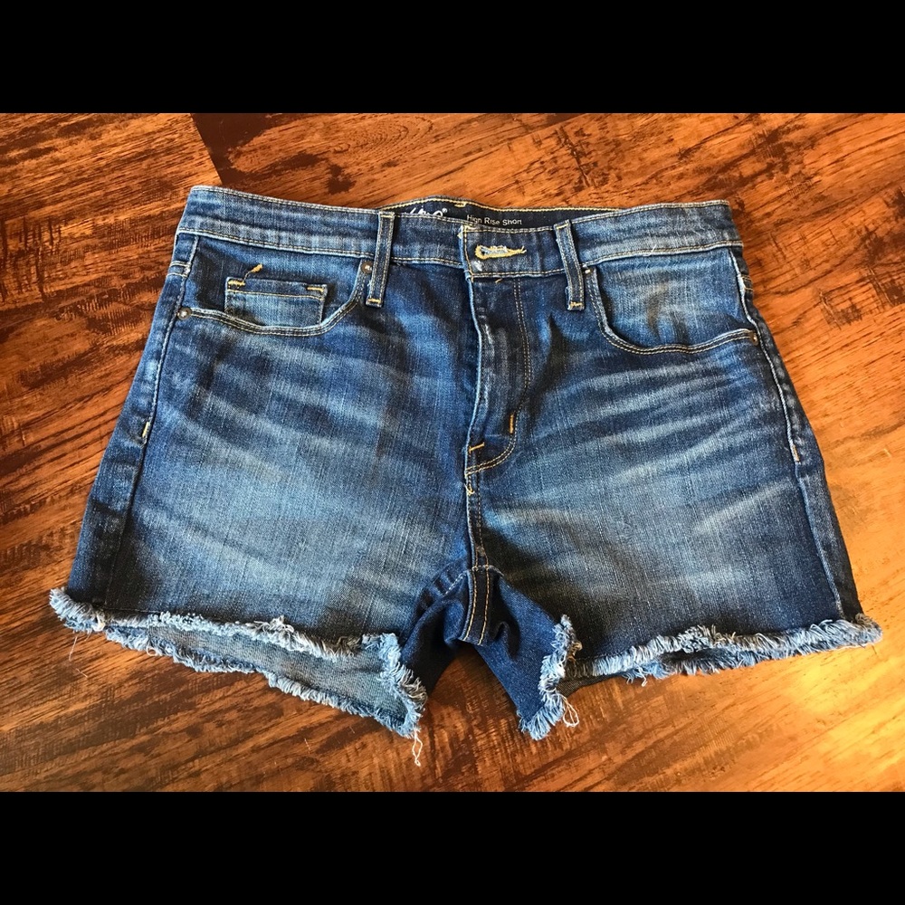 Mossimo high rise jean shorts